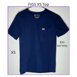 FIGS Navy Top W/ Joggers
